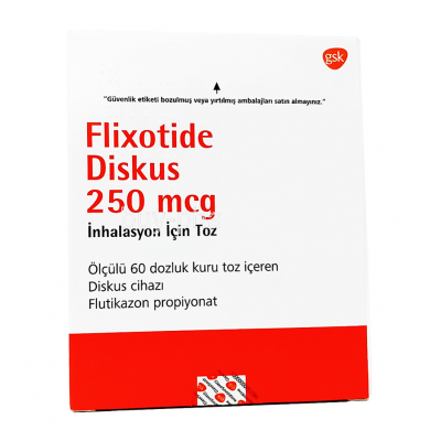 FLIXOTIDE DISKUS 250 MCG / DOSE ( FLUTICASONE PROPIONATE ) 60 DOSES